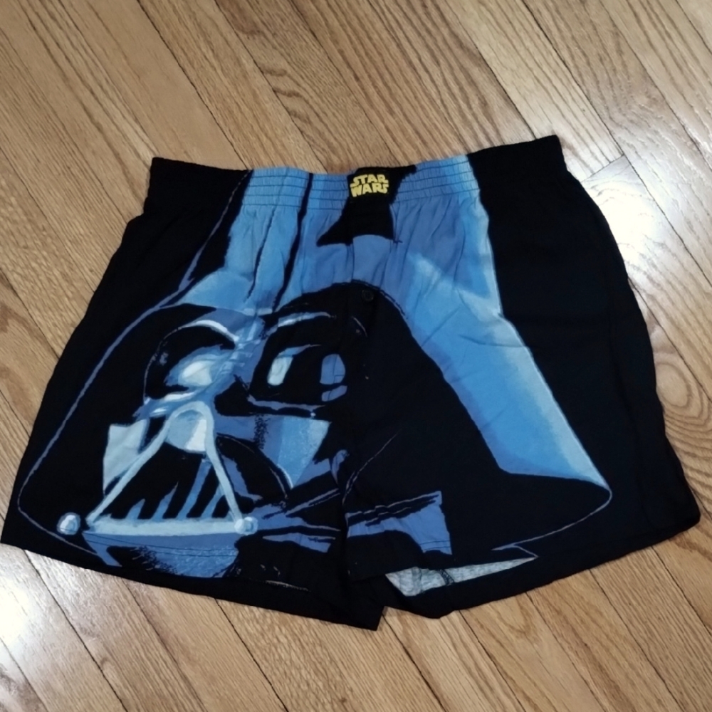 Vtg Darth Vader Star Wars Boxers Dark Side M Pre-Disney Lucasfilm Nwot Mint